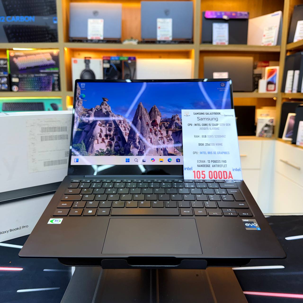 SAMSUNG  SAMSUNG GALAXYBOOK 2 CORE I5 1240P 8GB 256SSD 13.3'' FHD - LAPTOP vue 7