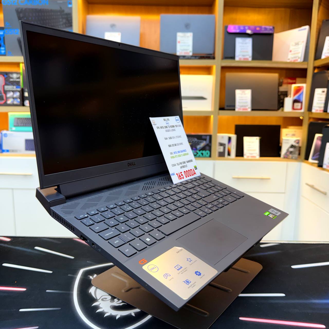 DELL DELL G5 INTEL I5 10200H 16GB 512SSD RTX 3050TI 4GBVRAM 15.6'' 120HZ - LAPTOP vue 6