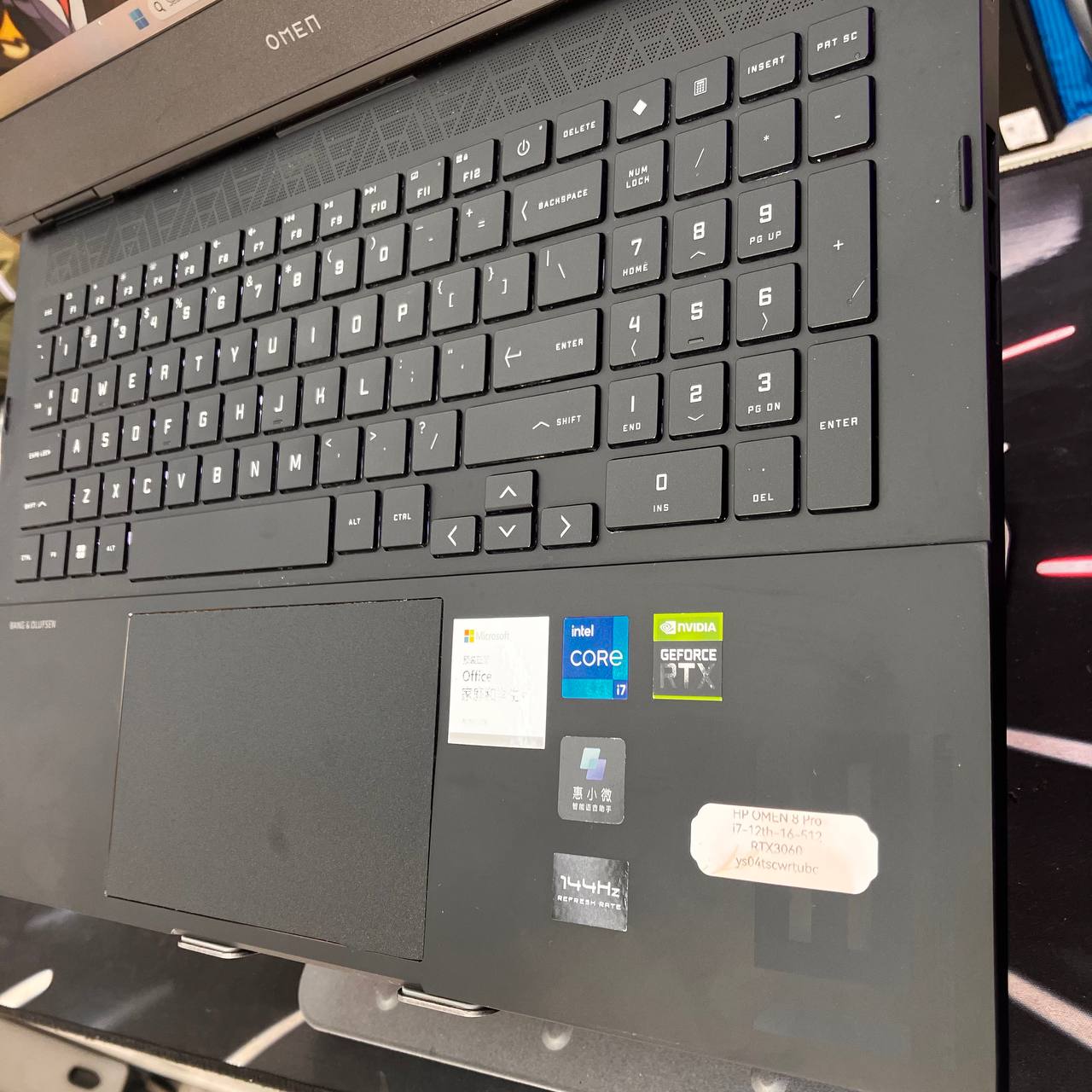 HP HP OMEN 16 CORE I7 12700H 16GB 512SSD RTX3060 6GBVRAM 16 FHD 144HZ - LAPTOP vue 4