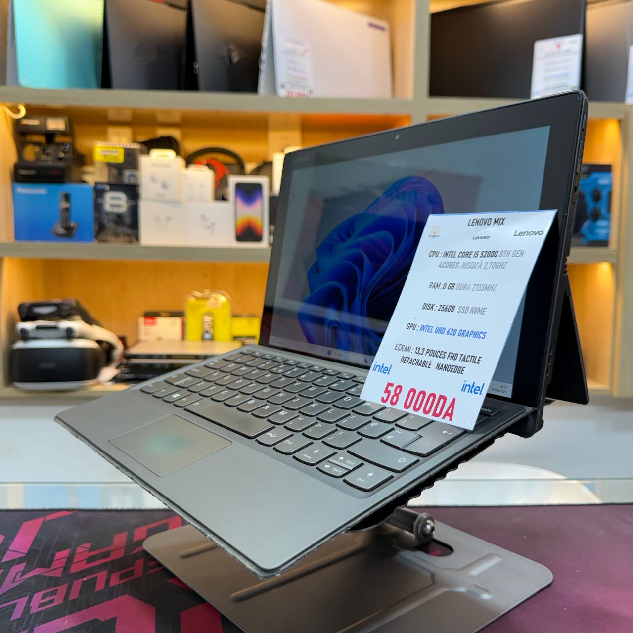 LENOVO MIX I5 8250U 8GB RAM 256GB SSD TACTIL DETACHABLE