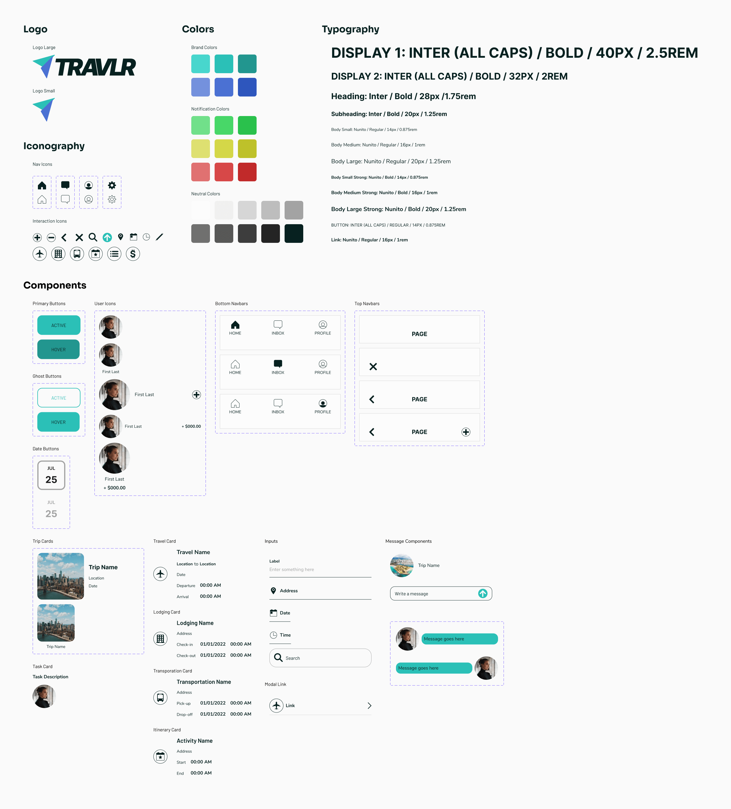 Travlr UI Kit