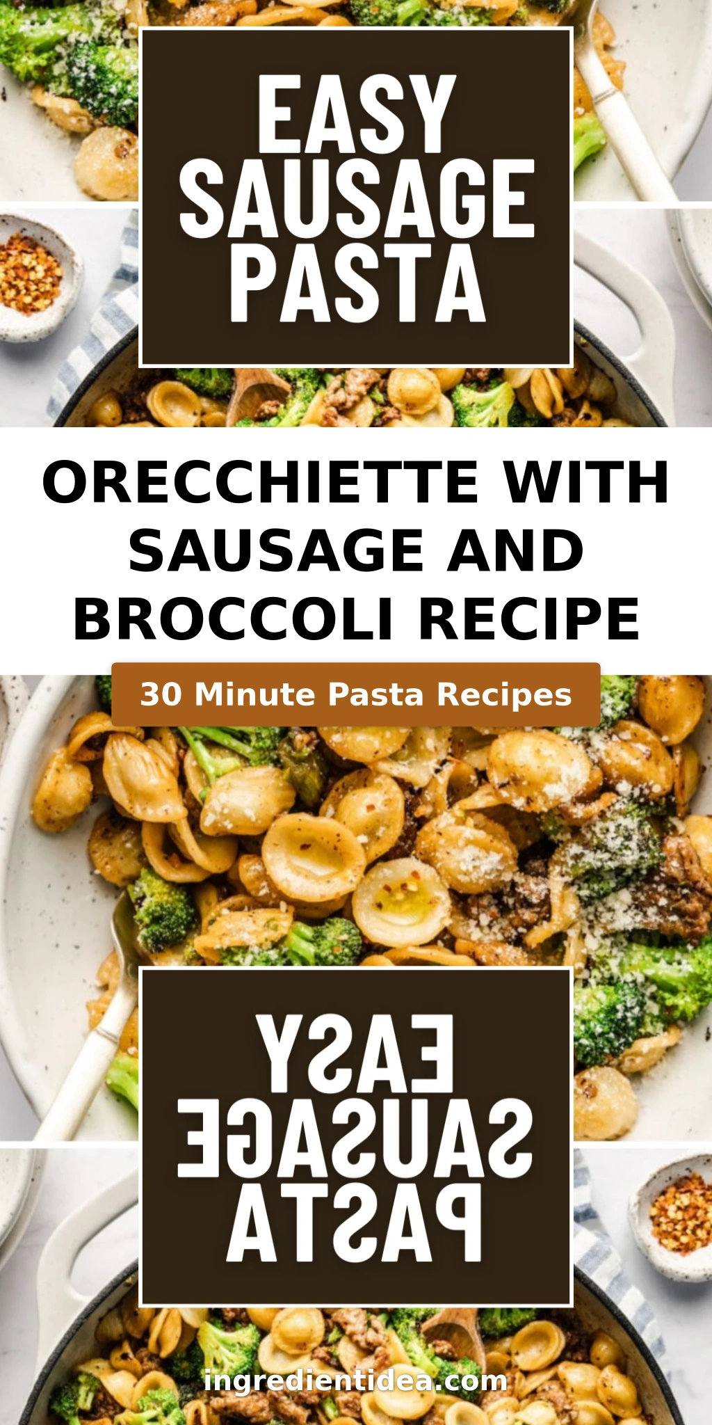 Orecchiette with Sausage and Broccoli Recipe