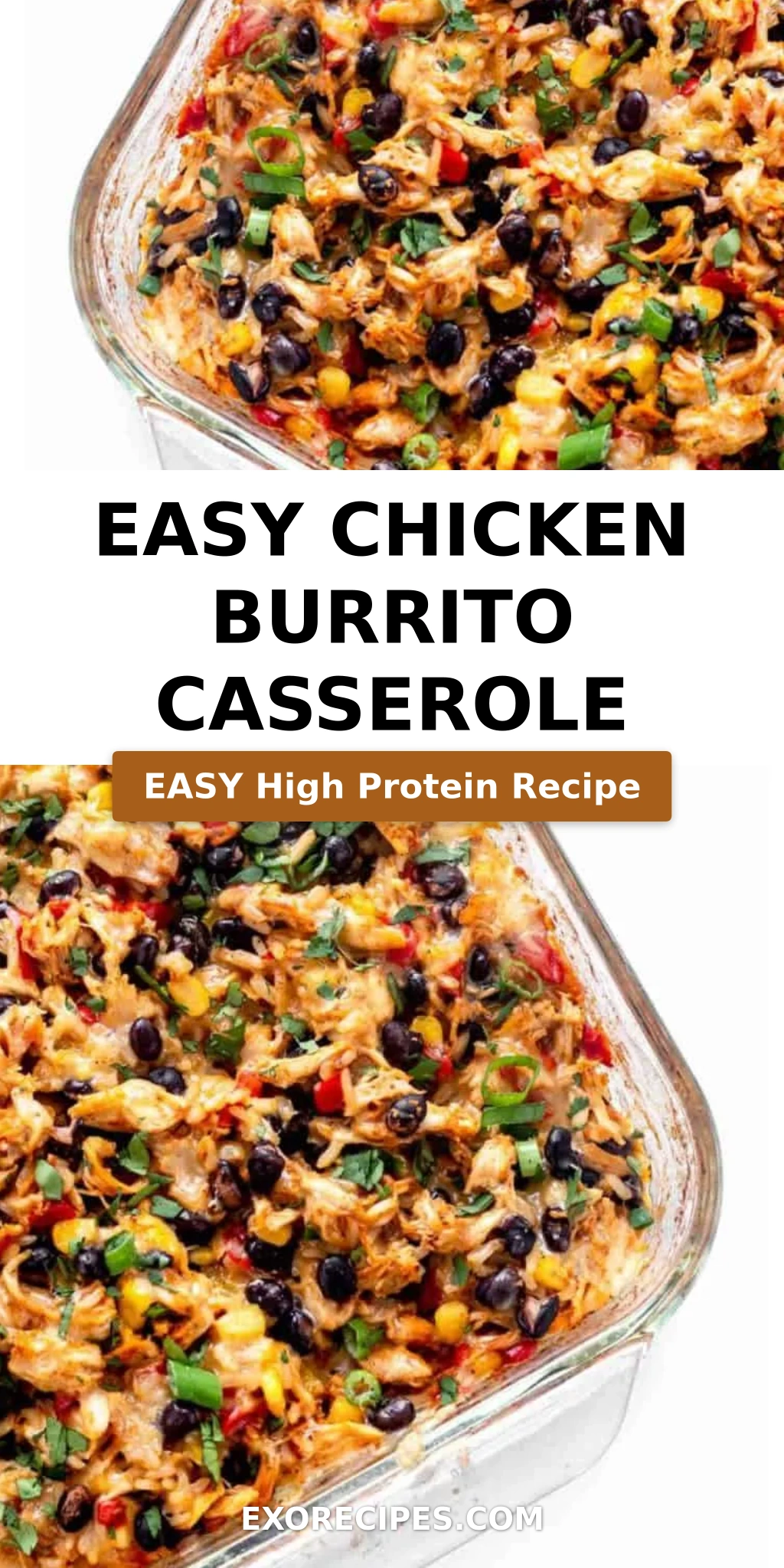 Easy Chicken Burrito Casserole