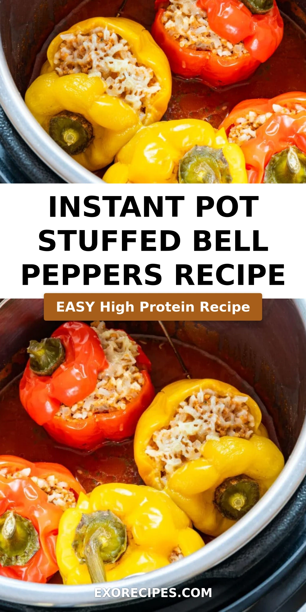 Instant Pot Stuffed Bell Peppers Recipe