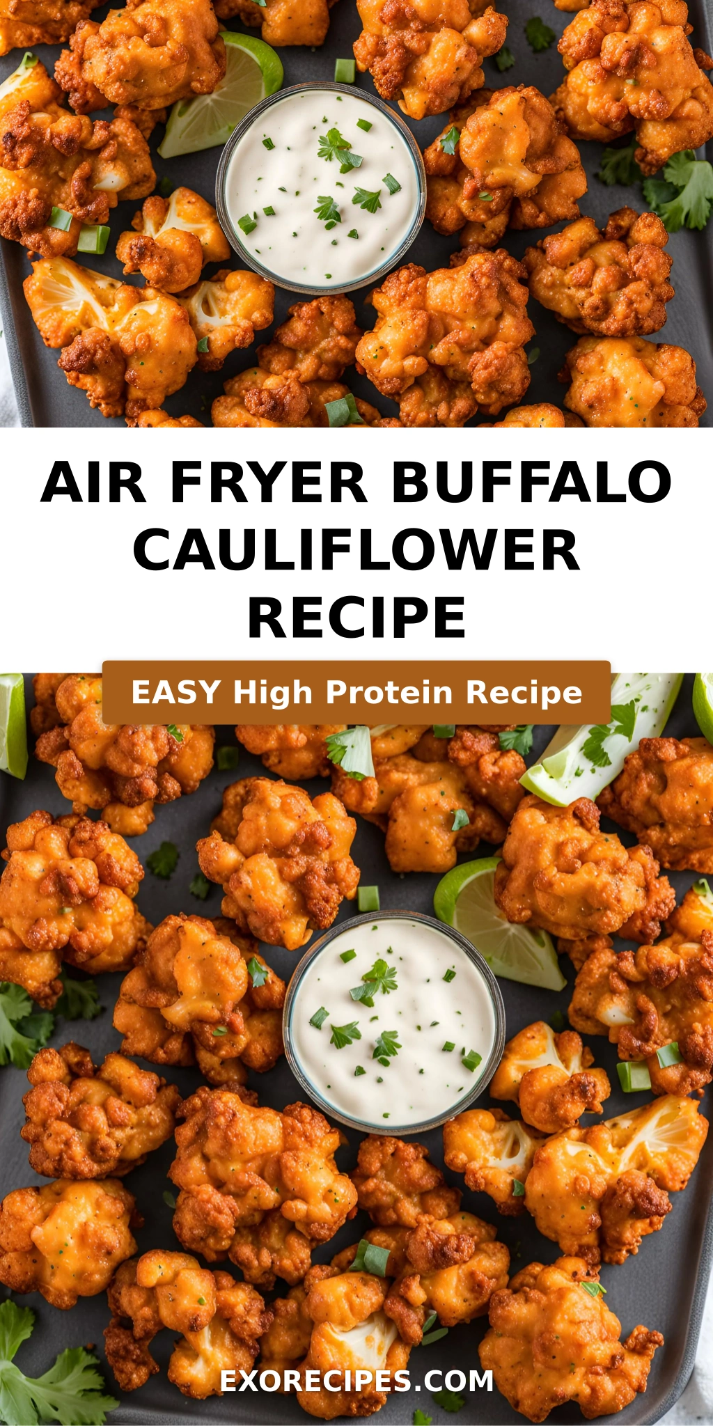 Air Fryer Buffalo Cauliflower Recipe