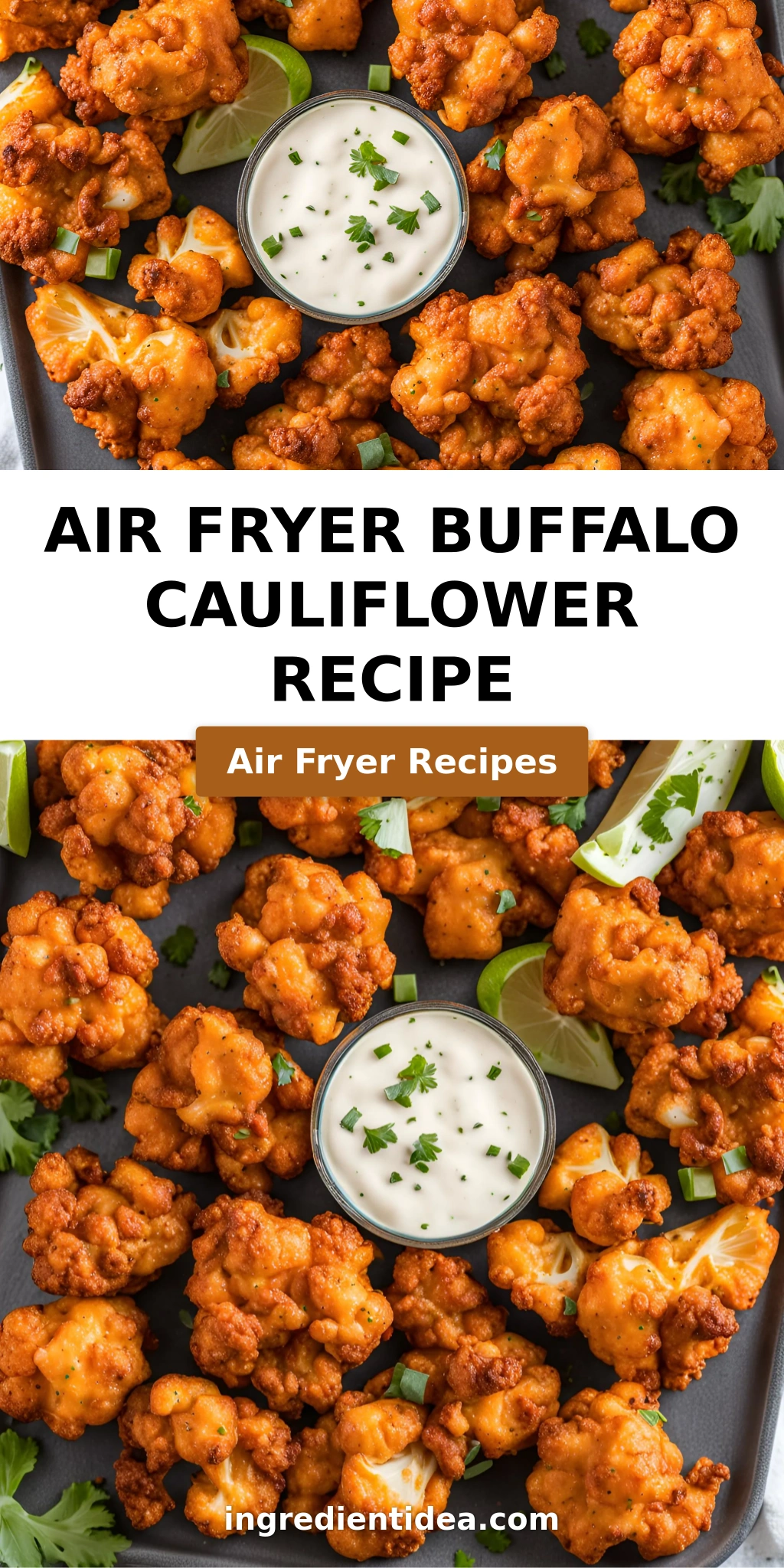 Air Fryer Buffalo Cauliflower Recipe