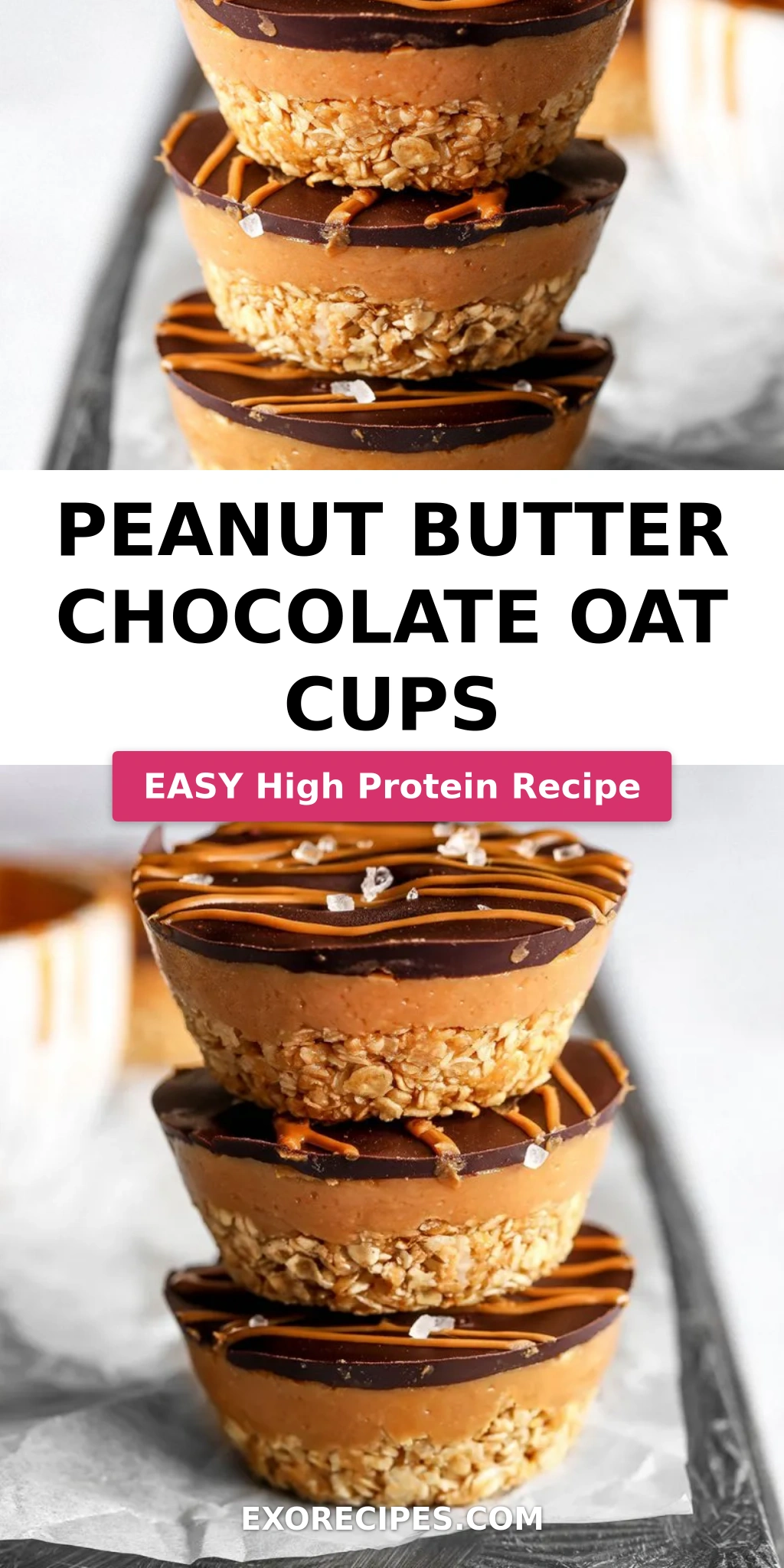 Peanut Butter Chocolate Oat Cups