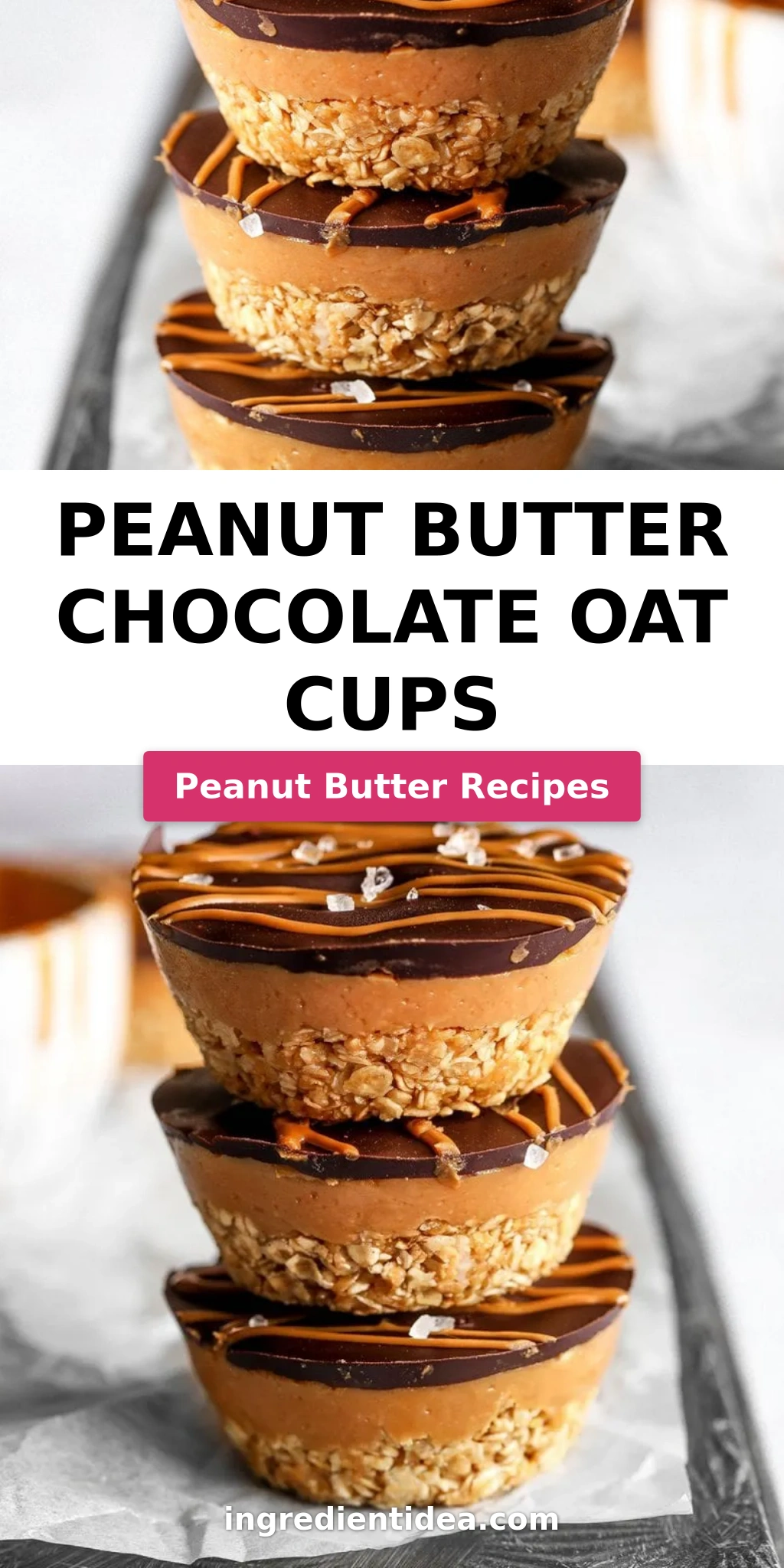 Peanut Butter Chocolate Oat Cups