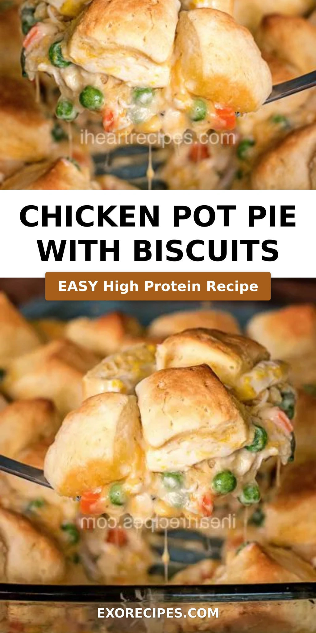 Chicken Pot Pie with Biscuits