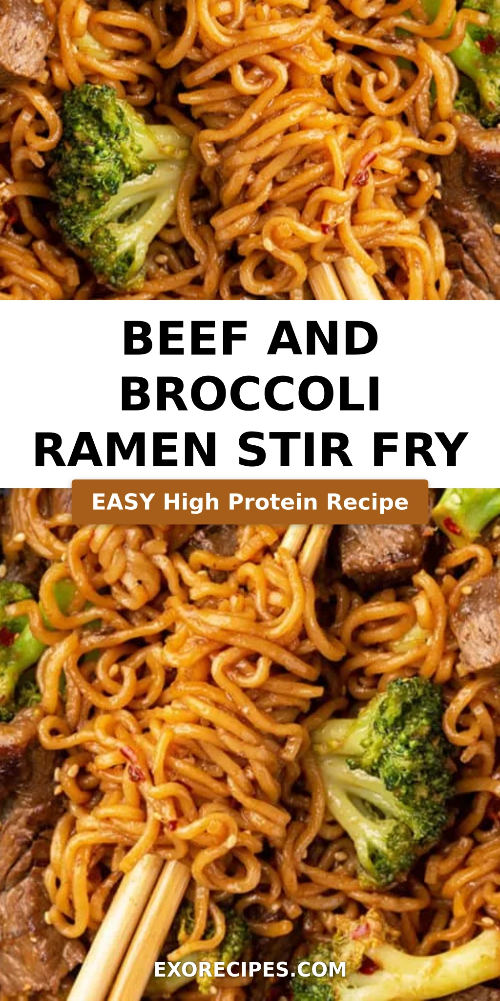 Beef and Broccoli Ramen Stir Fry