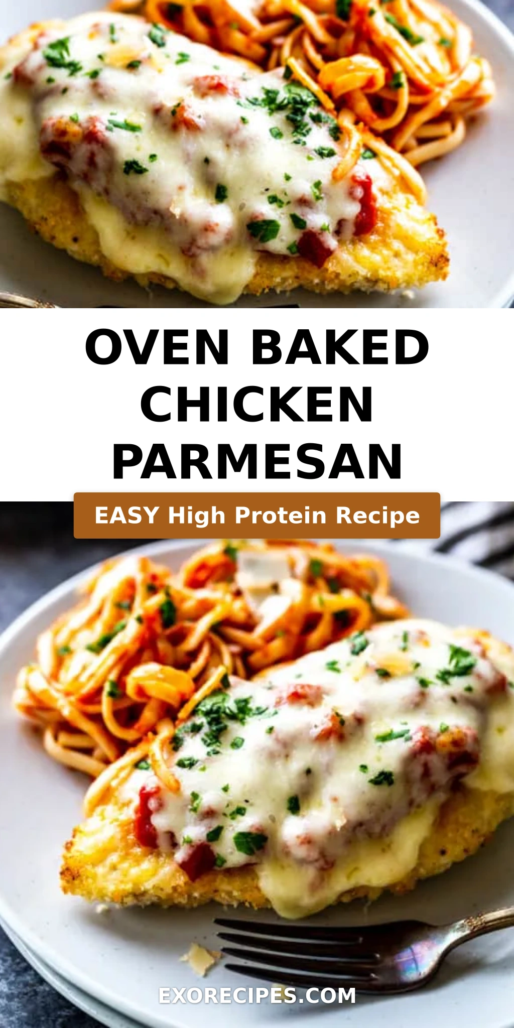 Oven Baked Chicken Parmesan