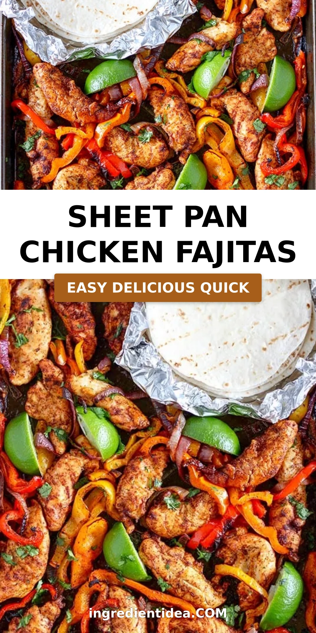 Sheet Pan Chicken Fajitas