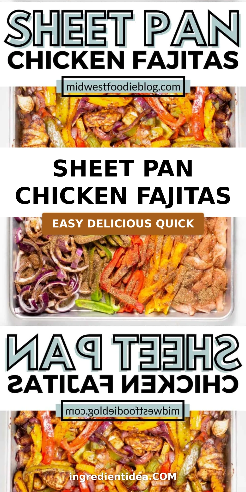 Sheet Pan Chicken Fajitas
