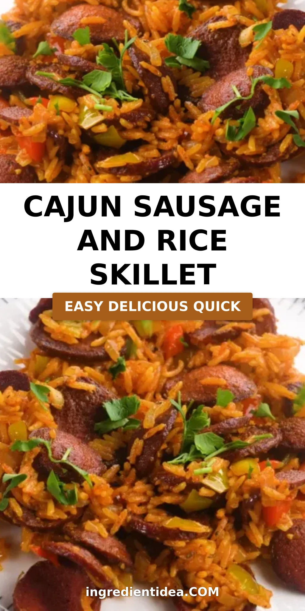 Cajun Sausage and Rice Skillet
