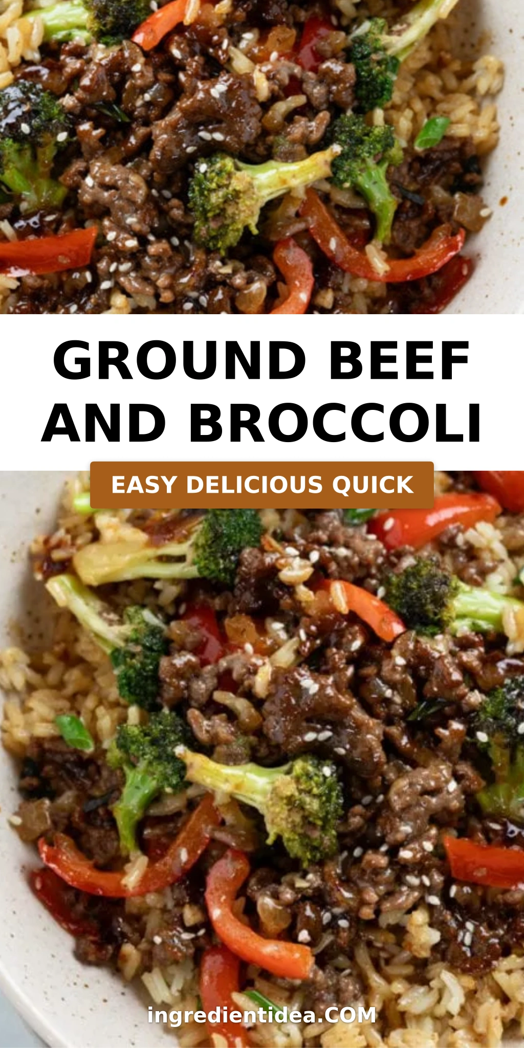 Ground Beef and Broccoli
