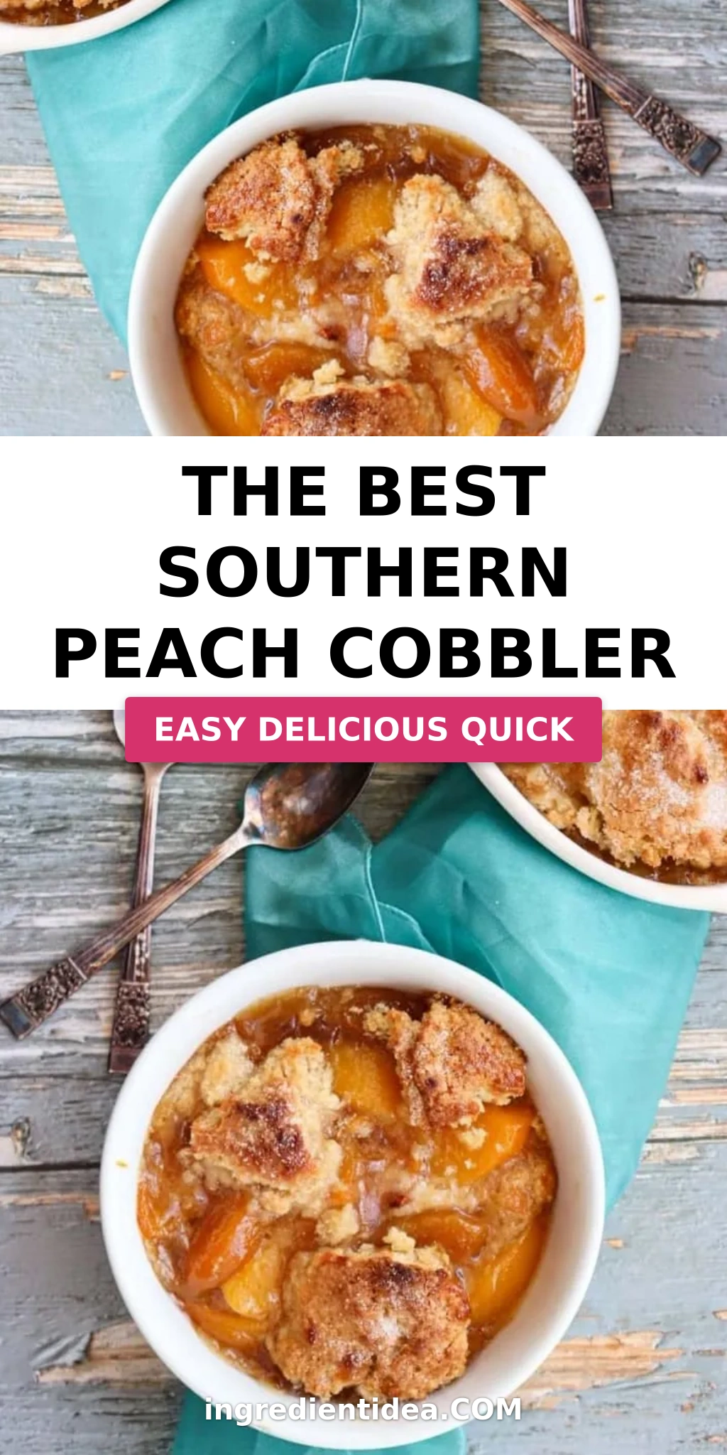 The Best Southern Peach Cobbler