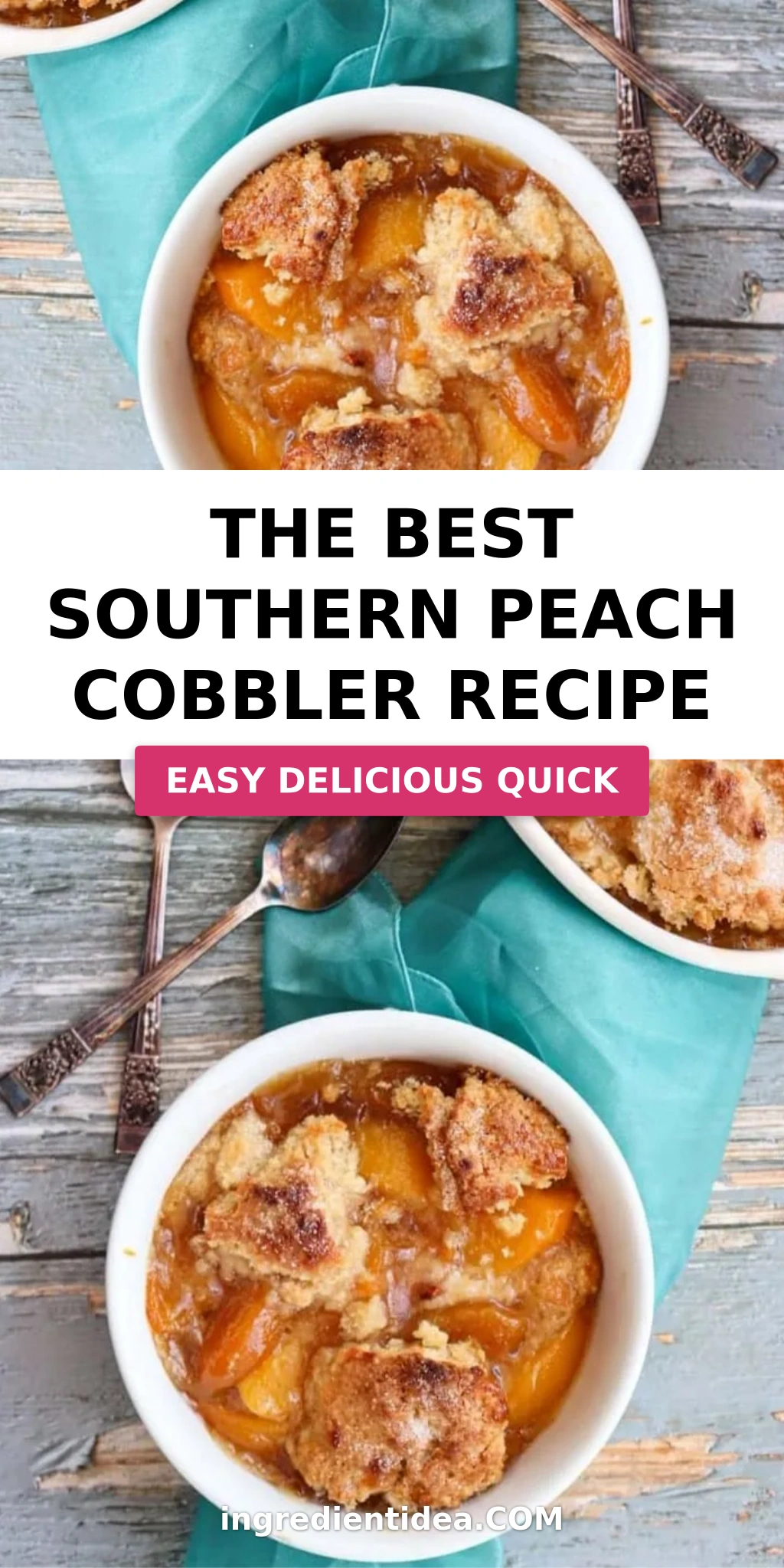 The Best Southern Peach Cobbler Recipe