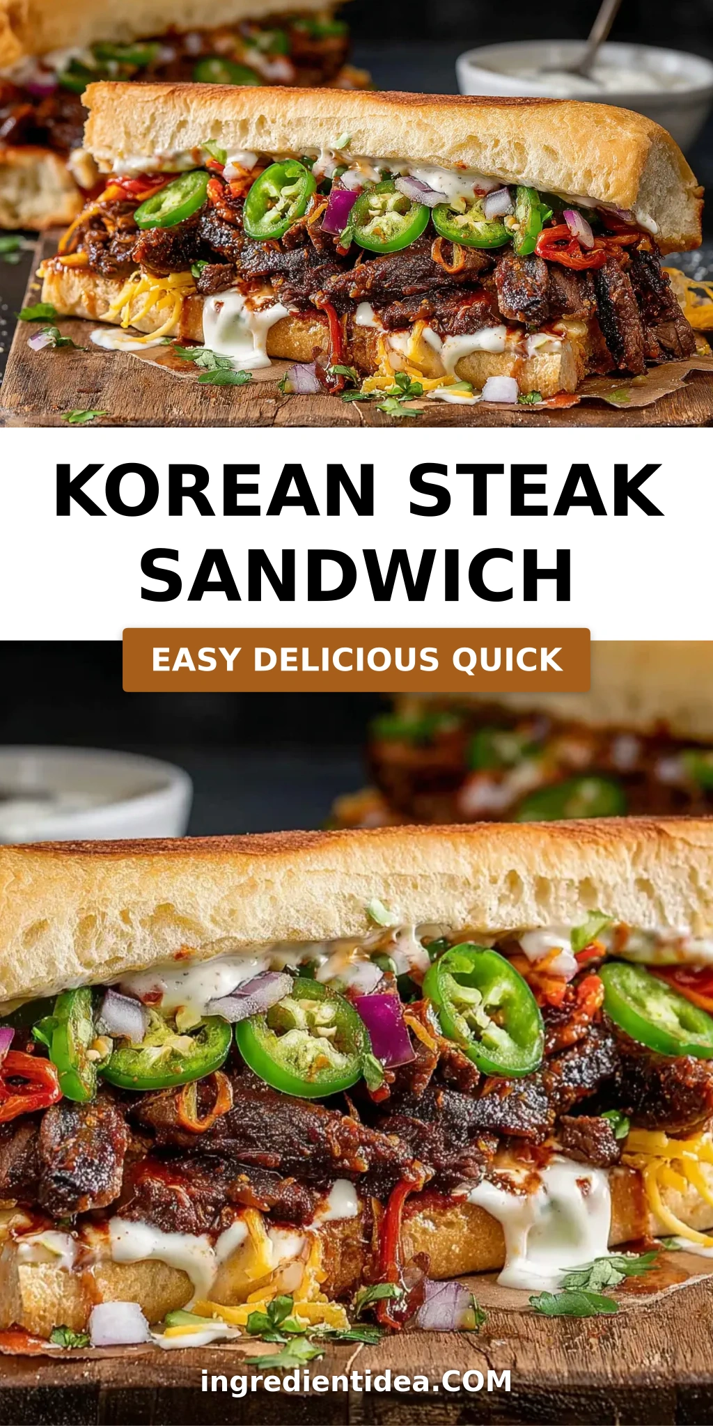 Korean Steak Sandwich