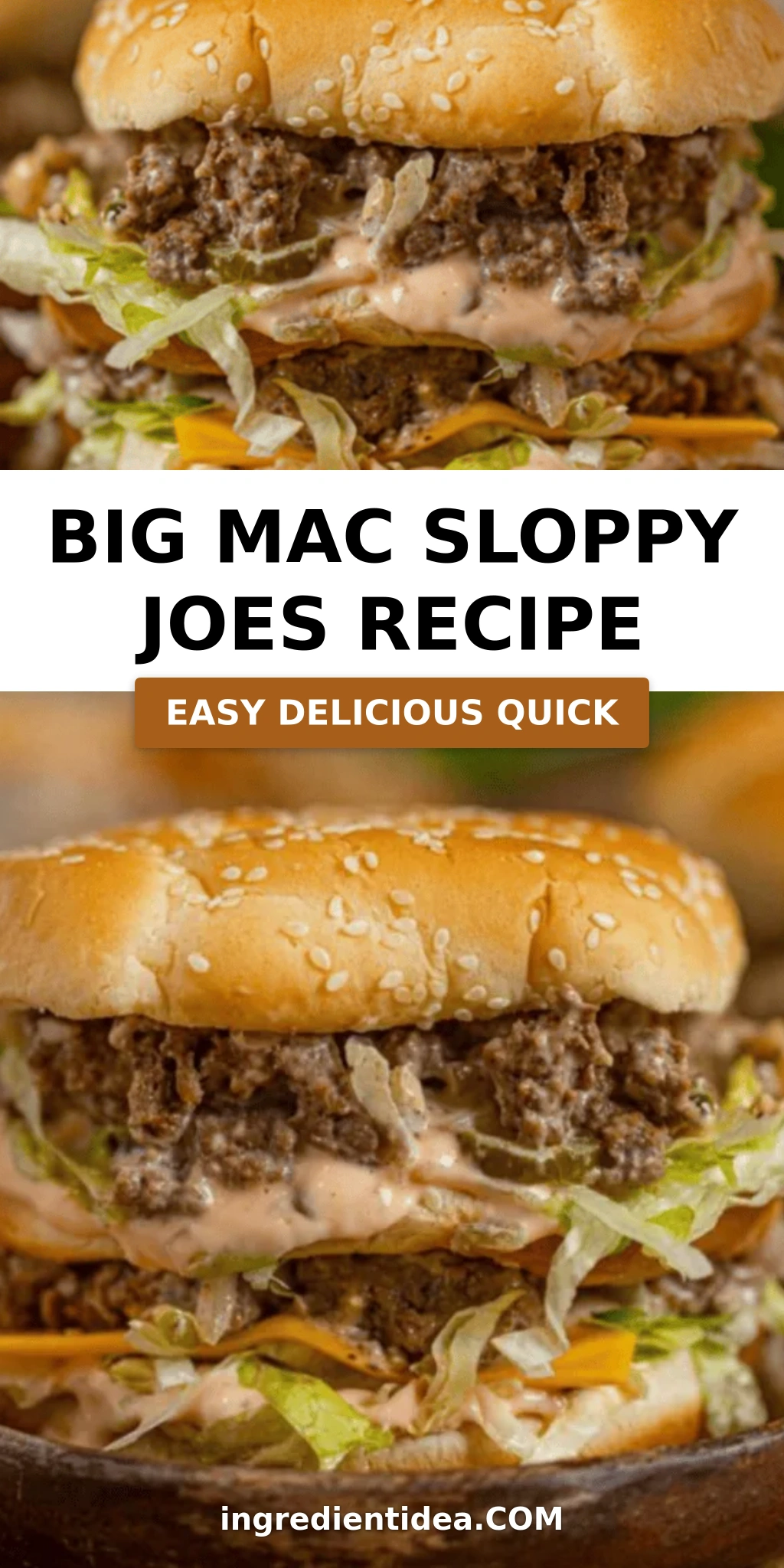 Big Mac Sloppy Joes Recipe