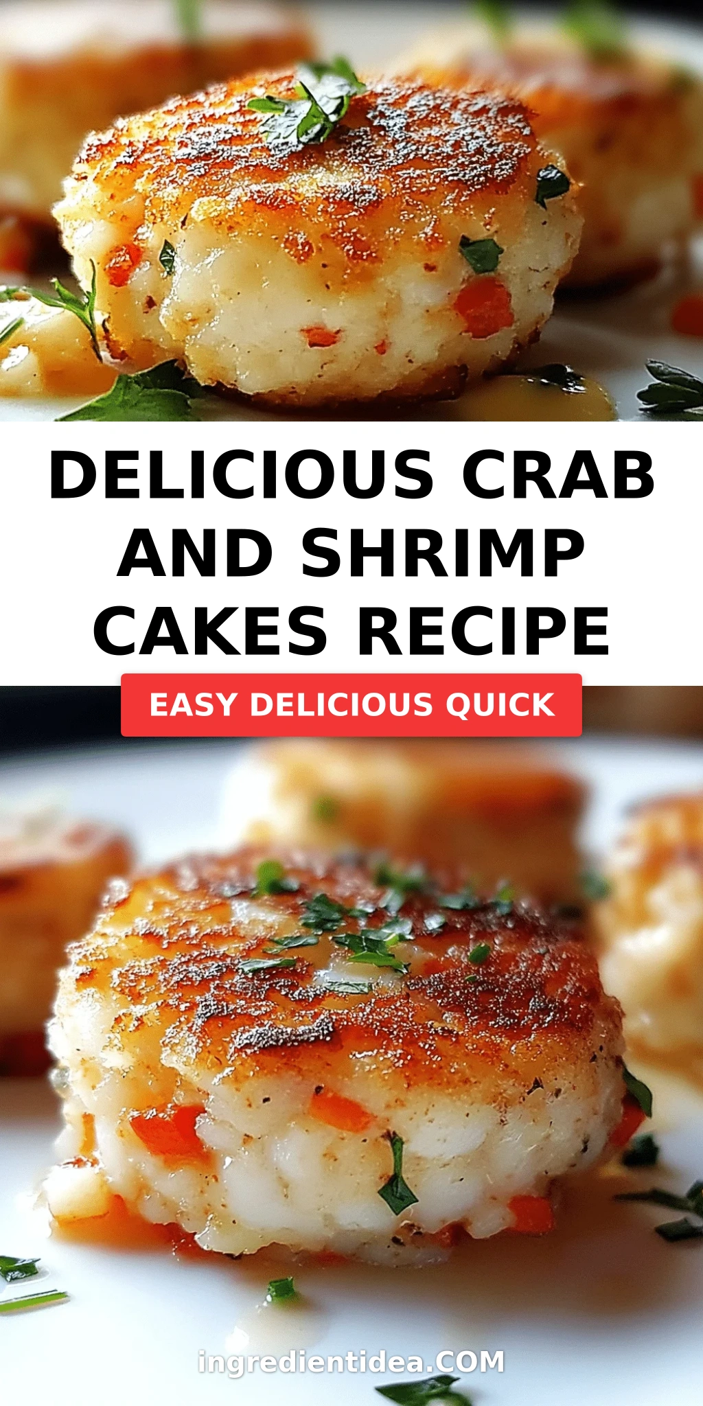 Delicious Crab and Shrimp Cakes Recipe