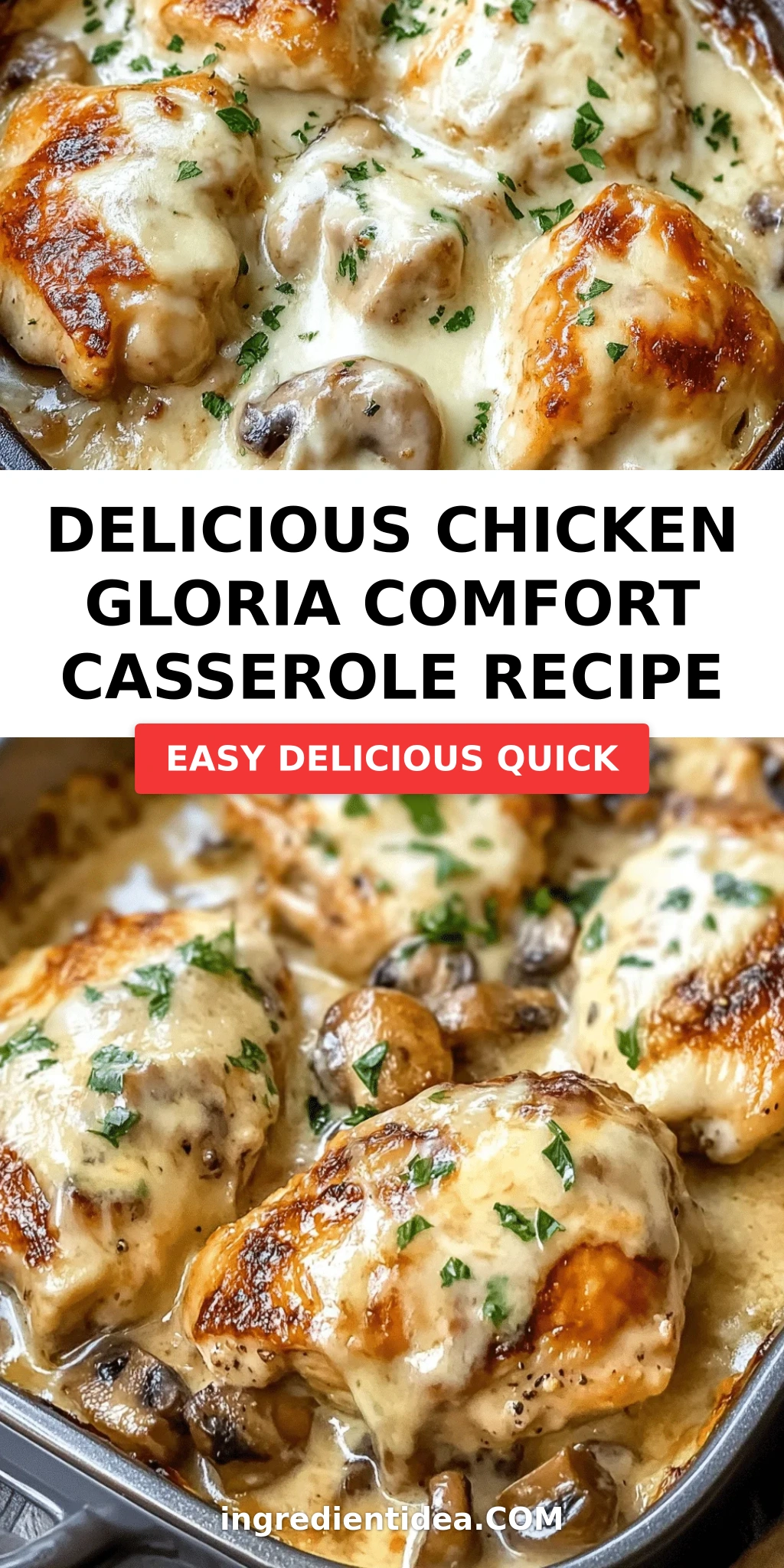 Delicious Chicken Gloria Comfort Casserole Recipe