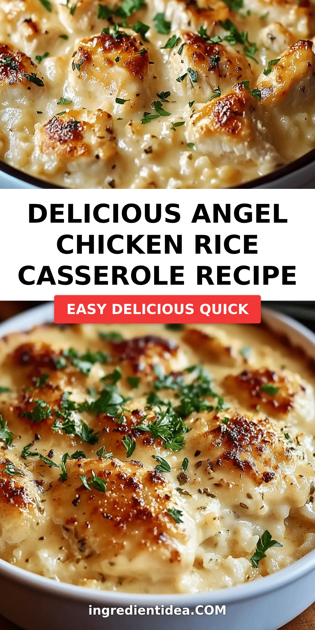 Delicious Angel Chicken Rice Casserole Recipe