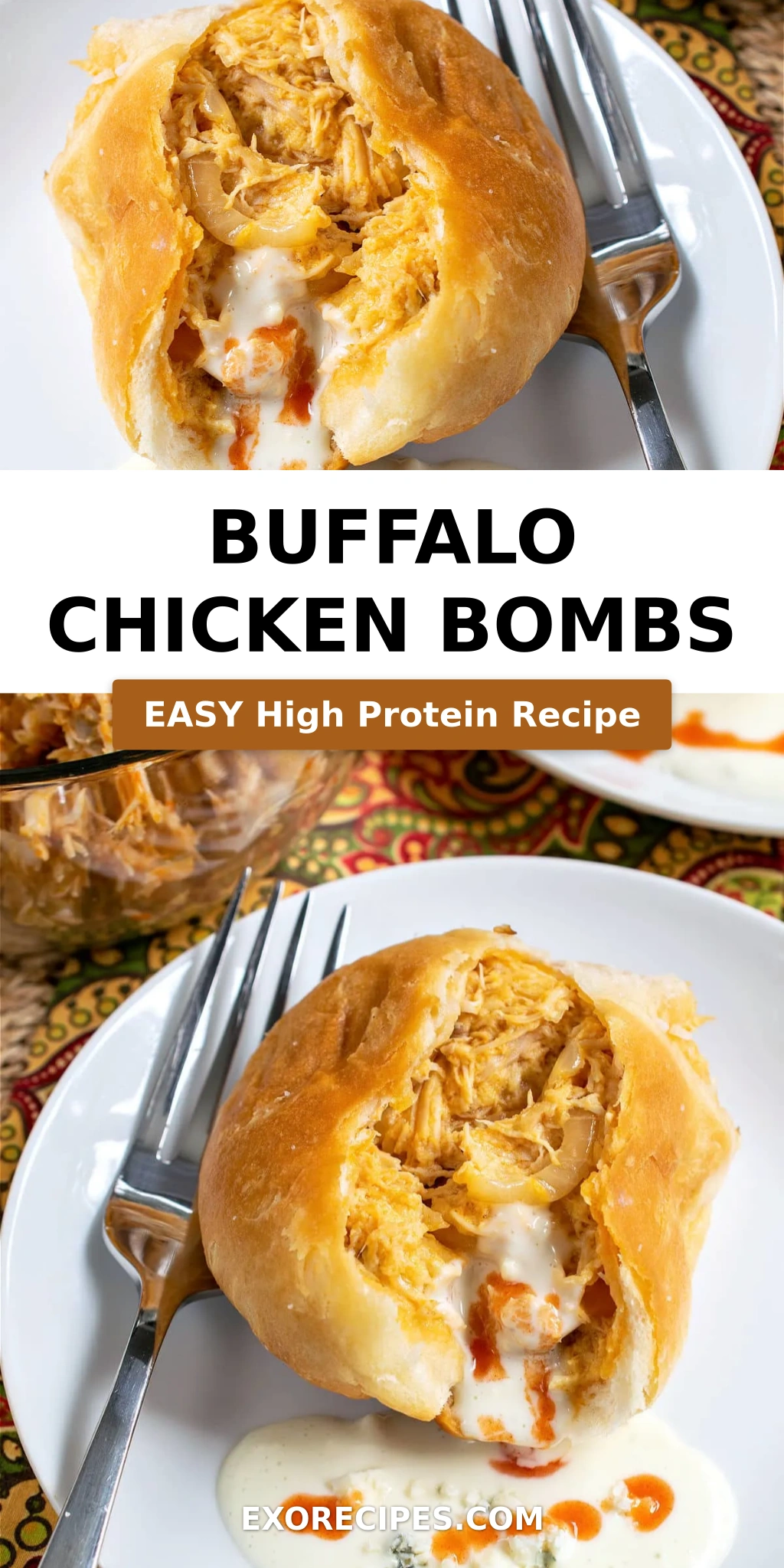 Buffalo Chicken Bombs