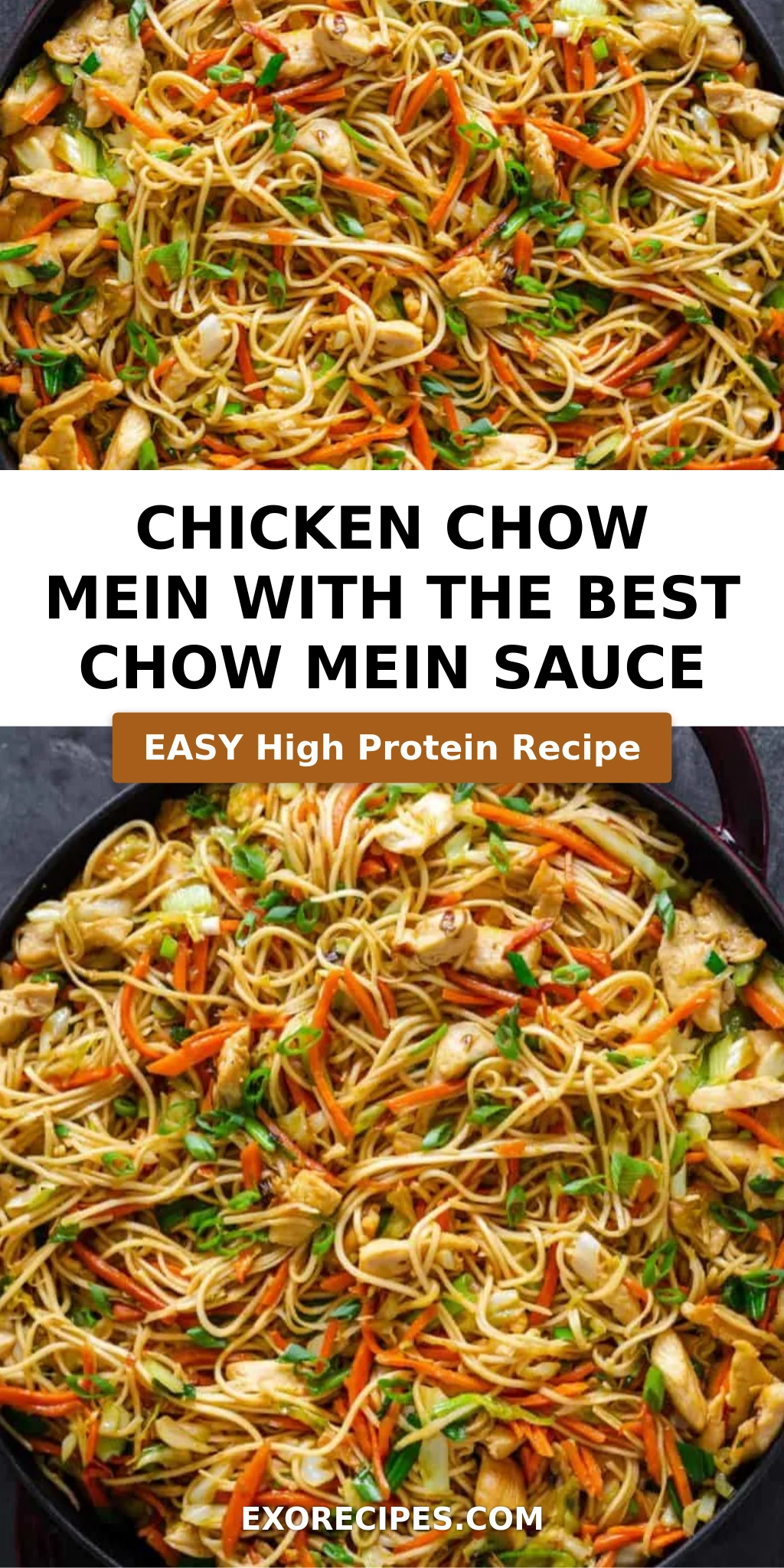 Chicken Chow Mein with the Best Chow Mein Sauce