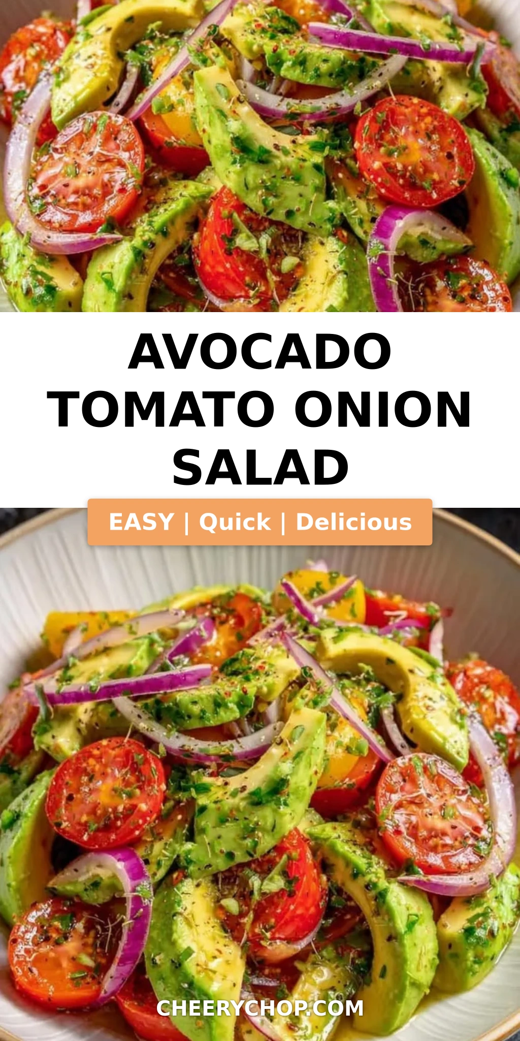 Avocado Tomato Onion Salad