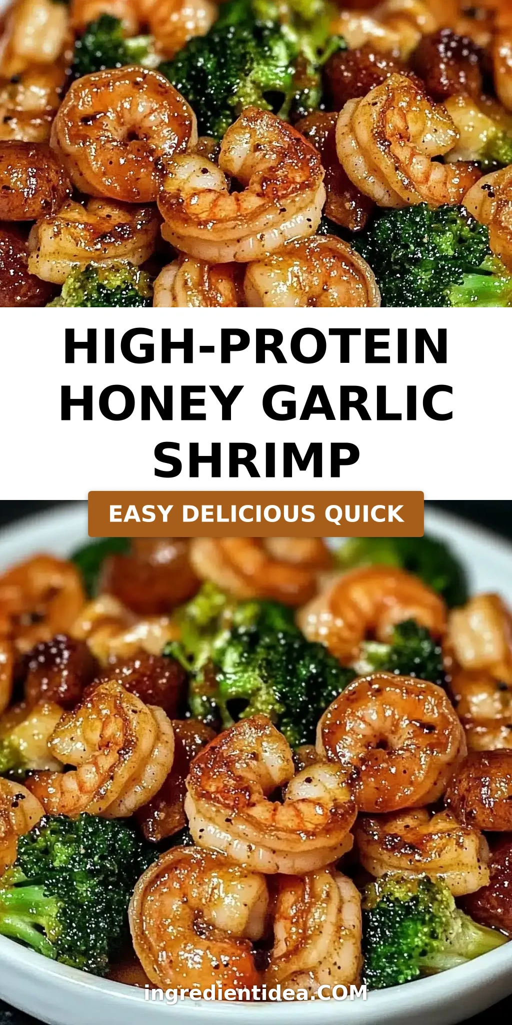 High-Protein Honey Garlic Shrimp