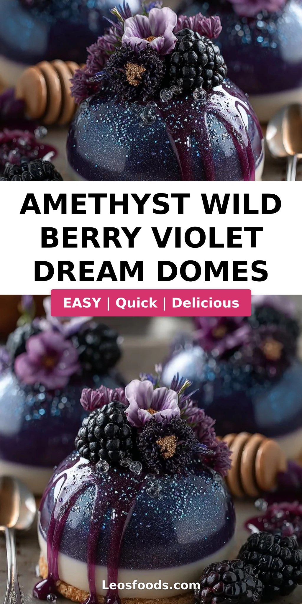 Amethyst Wild Berry Violet Dream Domes