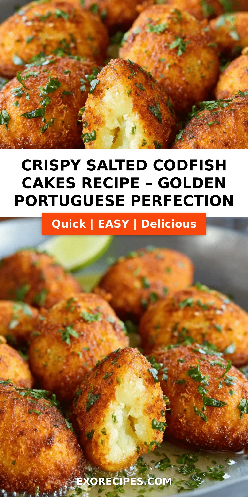 🐟 Crispy Salted Codfish Cakes Golden Perfection from the Sea