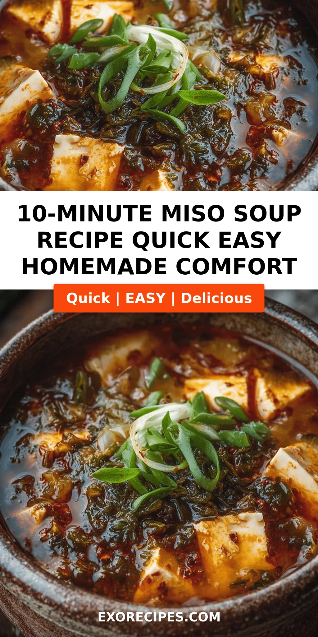 10-Minute Miso Soup (Super Quick!) Easy Homemade Comfort