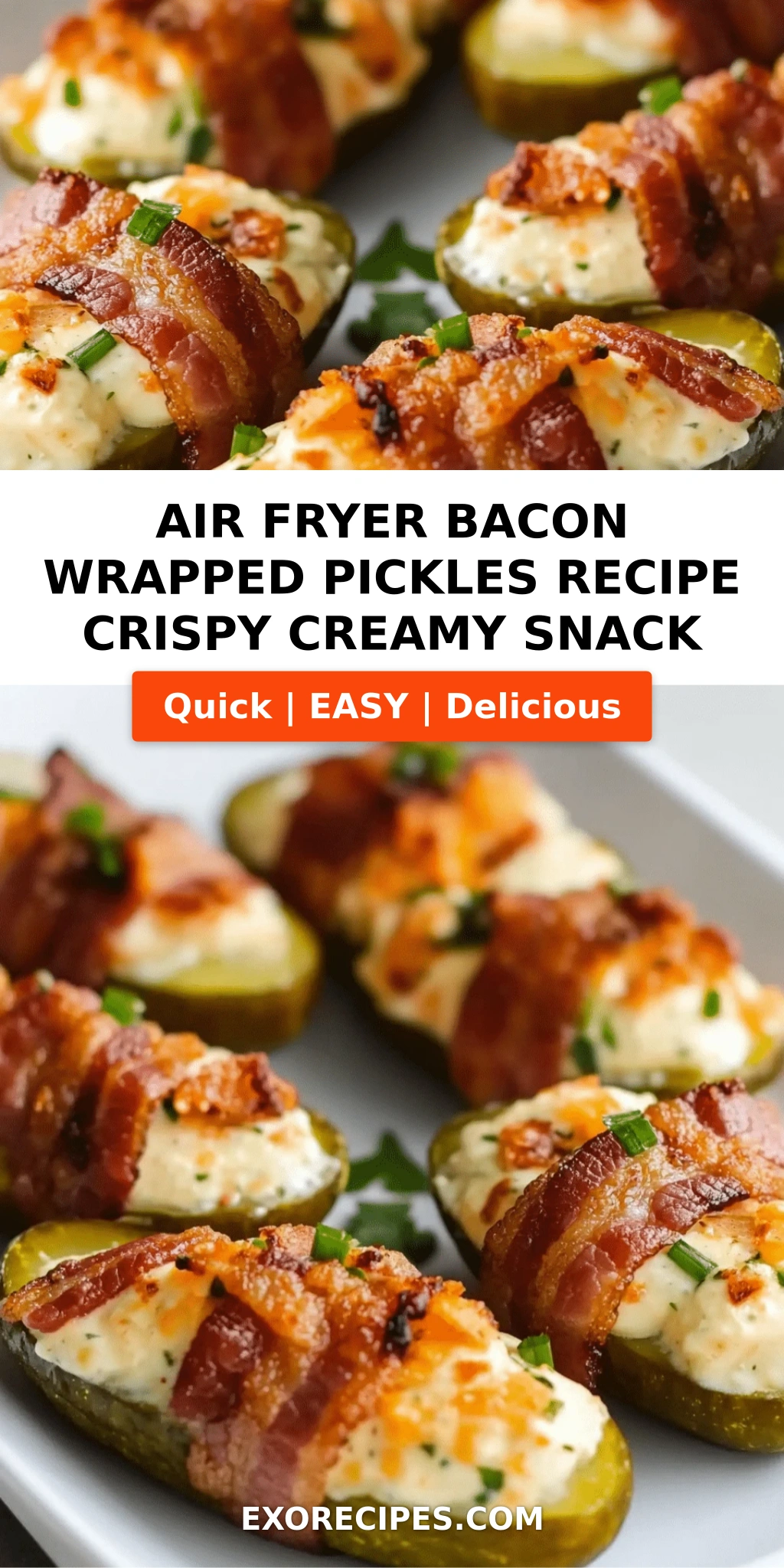 Air Fryer Bacon Wrapped Pickles Recipe: A Crispy, Creamy, and Flavorful Snack