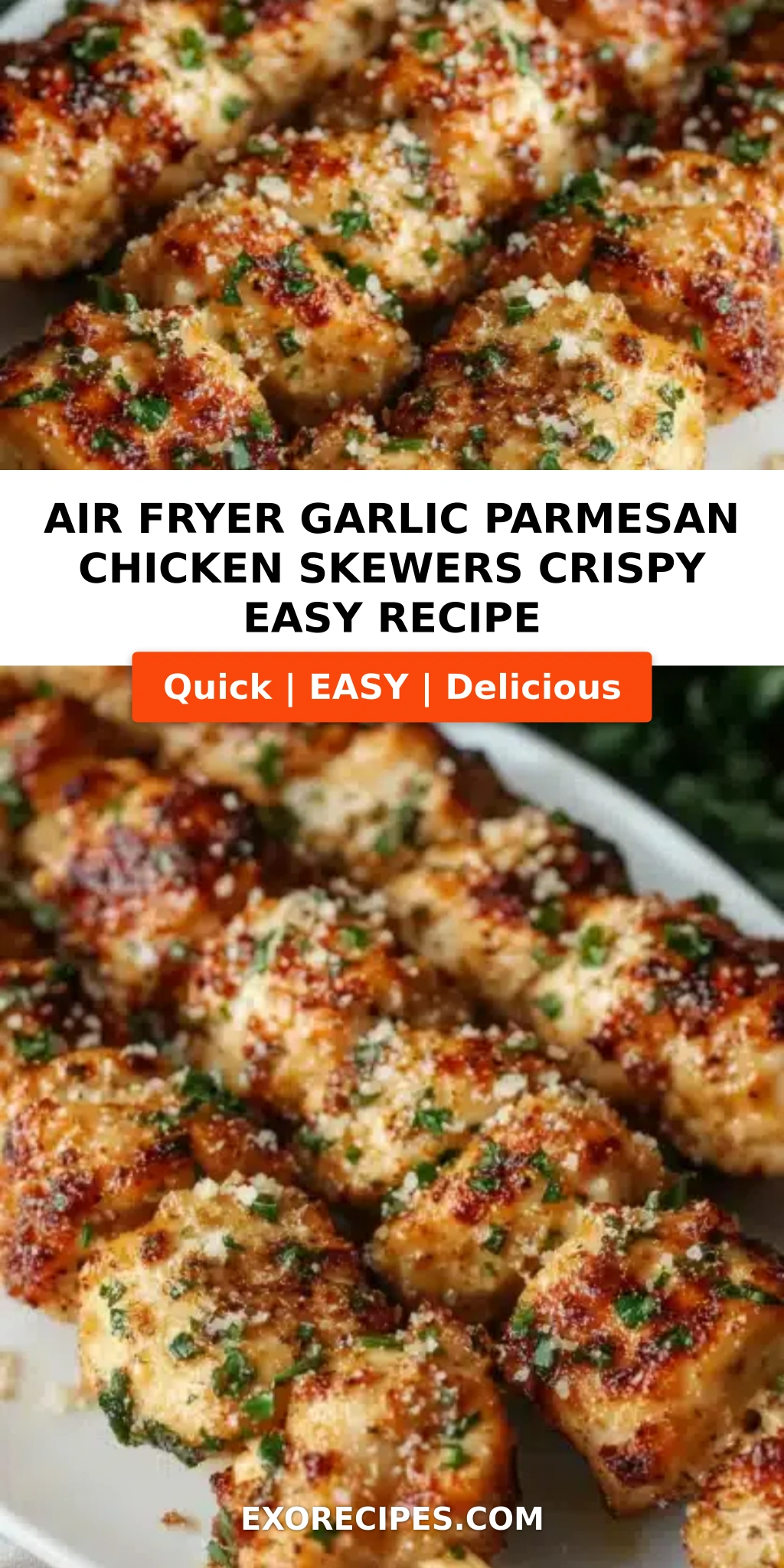Air Fryer Garlic Parmesan Chicken Skewers: A Crispy, Flavor-Packed Favorite