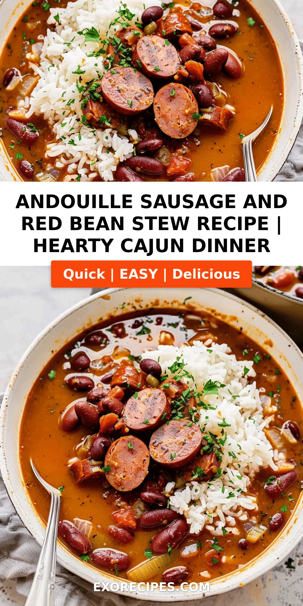 Andouille Sausage and Red Bean Stew