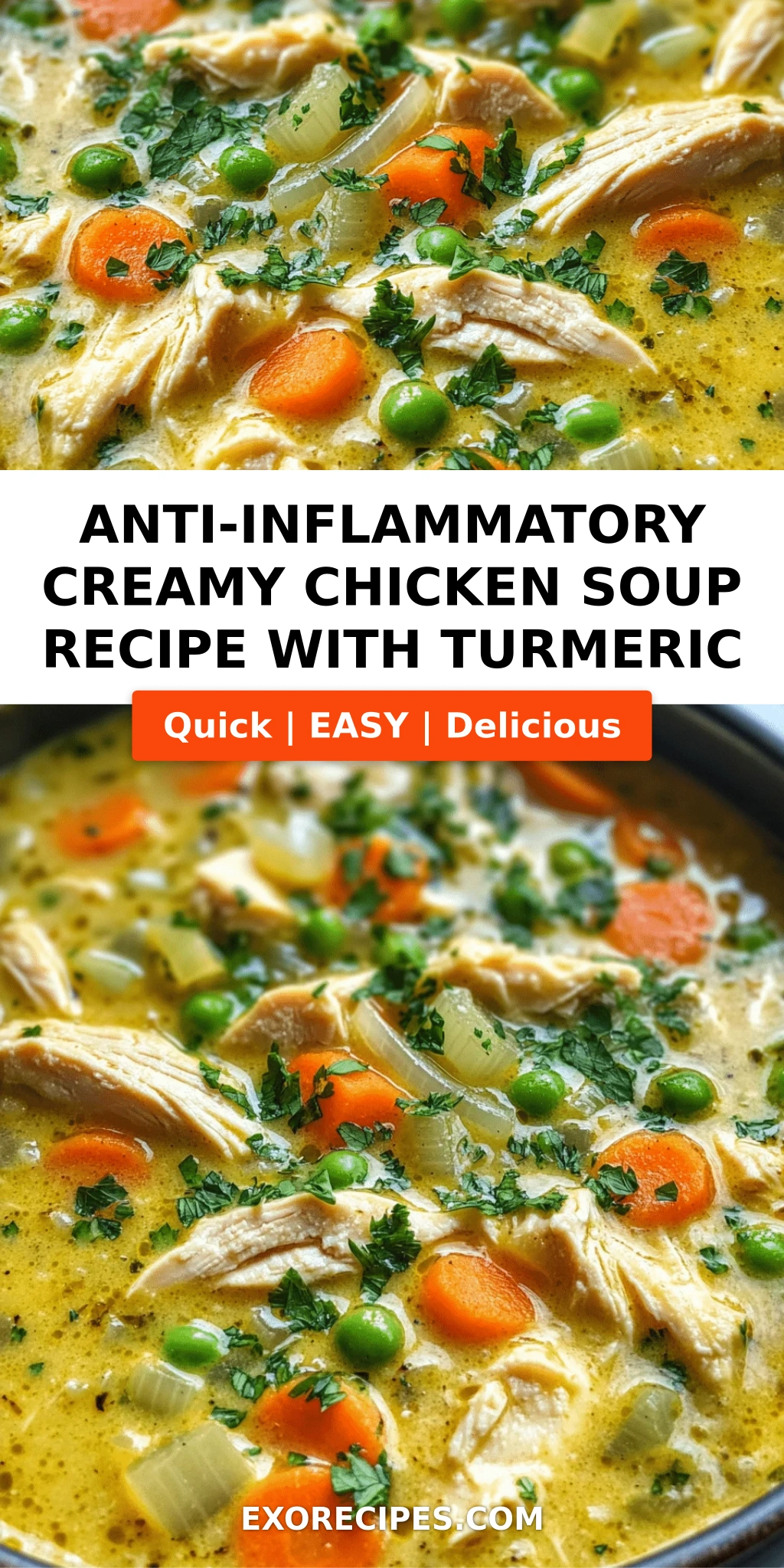 Anti-Inflammatory Creamy Chicken Soup