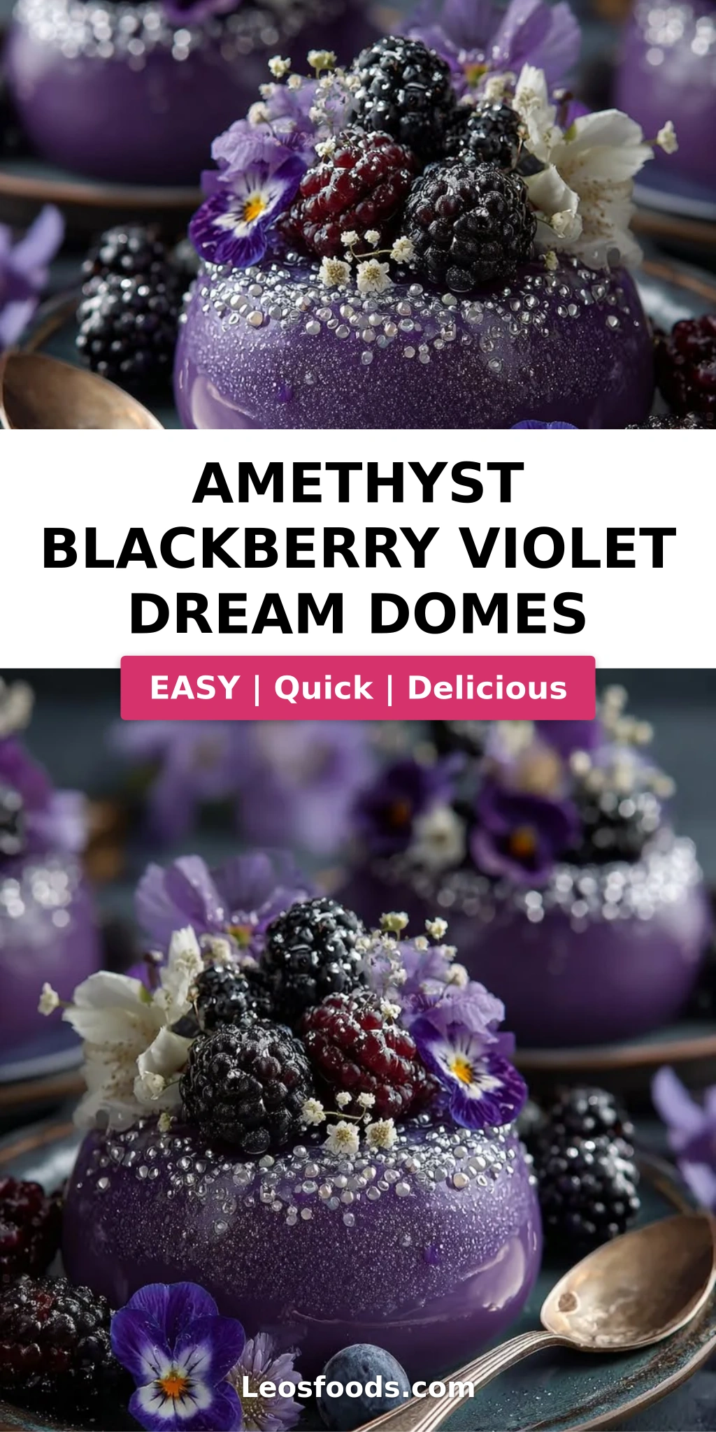 Amethyst Blackberry Violet Dream Domes