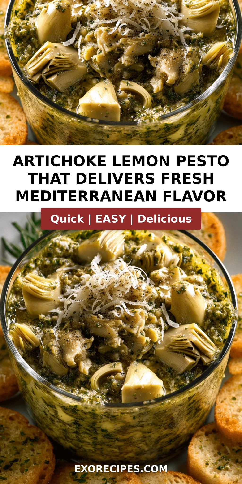 Artichoke Lemon Pesto That Delivers Fresh Mediterranean Flavor
