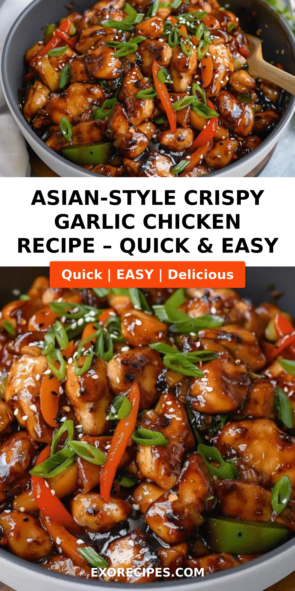 Asian-Style Crispy Garlic Chicken