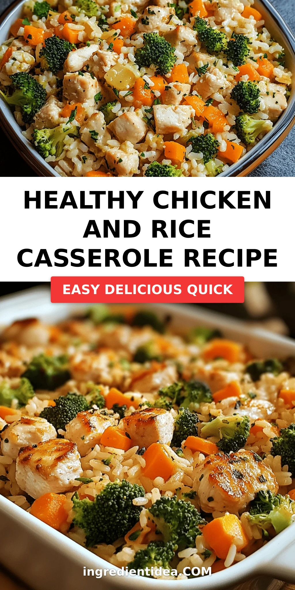 Healthy Chicken and Rice Casserole Recipe