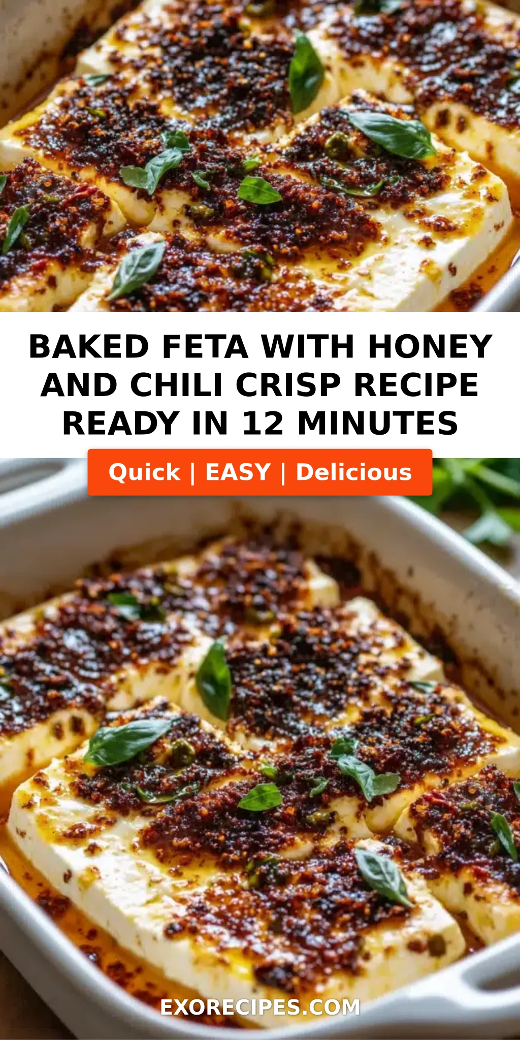 Baked Feta with Honey and Chili Crisp: Your Next Irresistible Appetizer