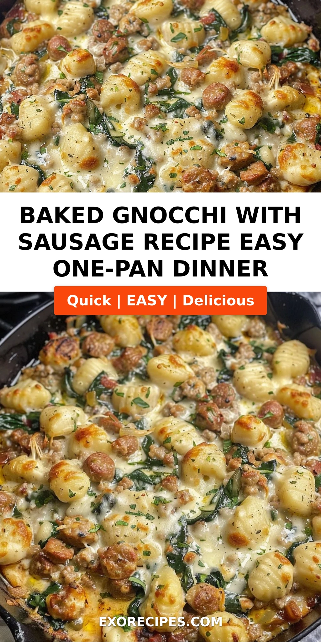 Baked Gnocchi with Sausage: A Comforting One-Pan Dish for Any Occasion