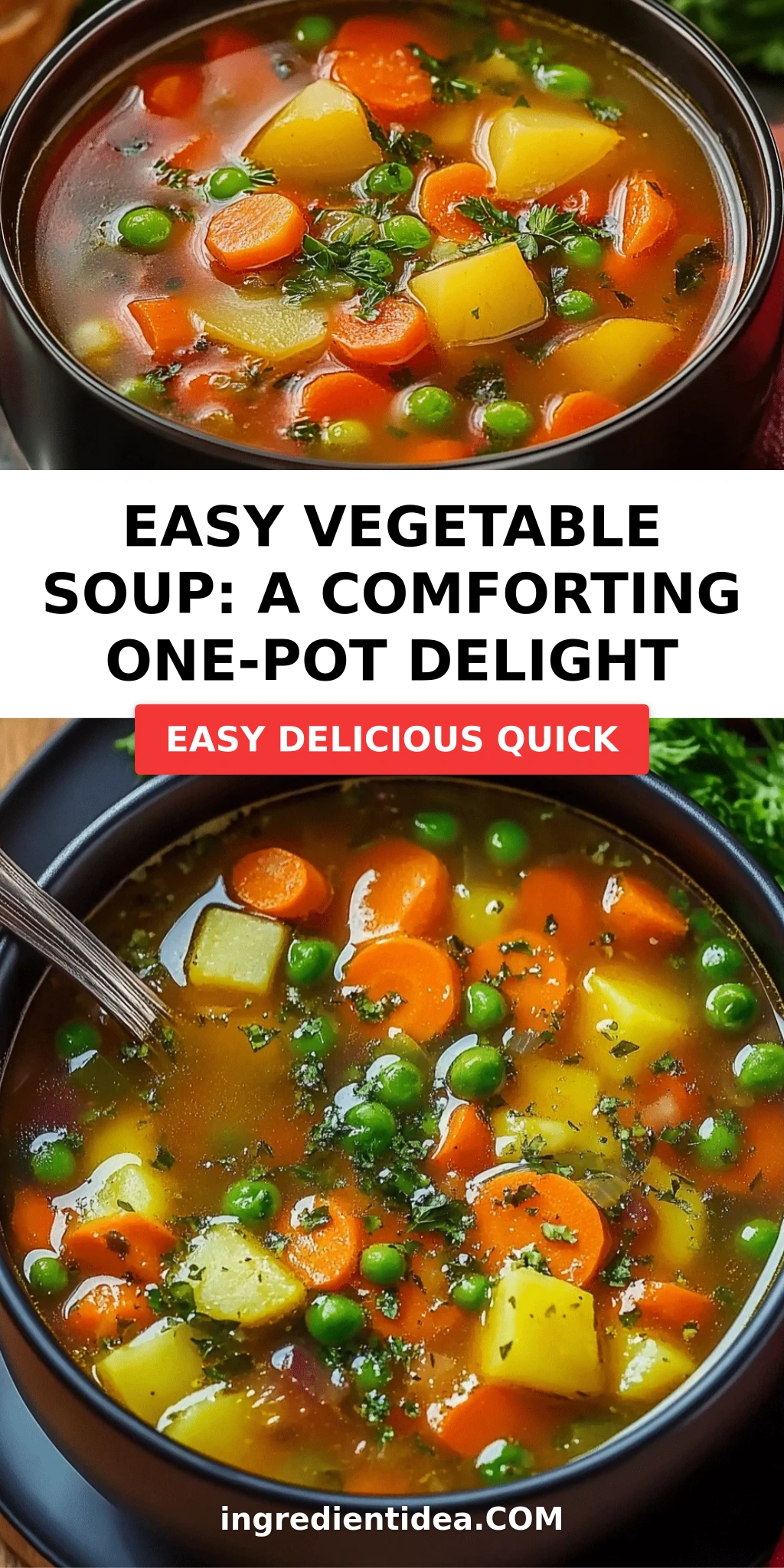 Easy Vegetable Soup: A Comforting One-Pot Delight