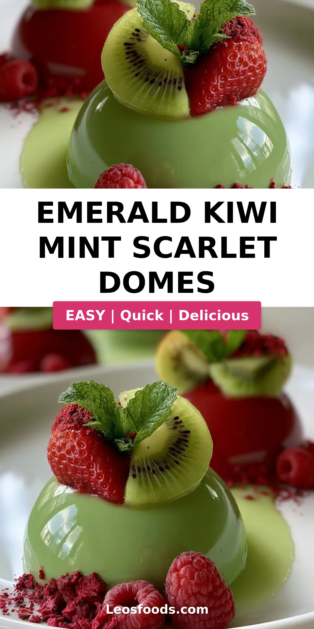 Emerald Kiwi Mint Scarlet Domes
