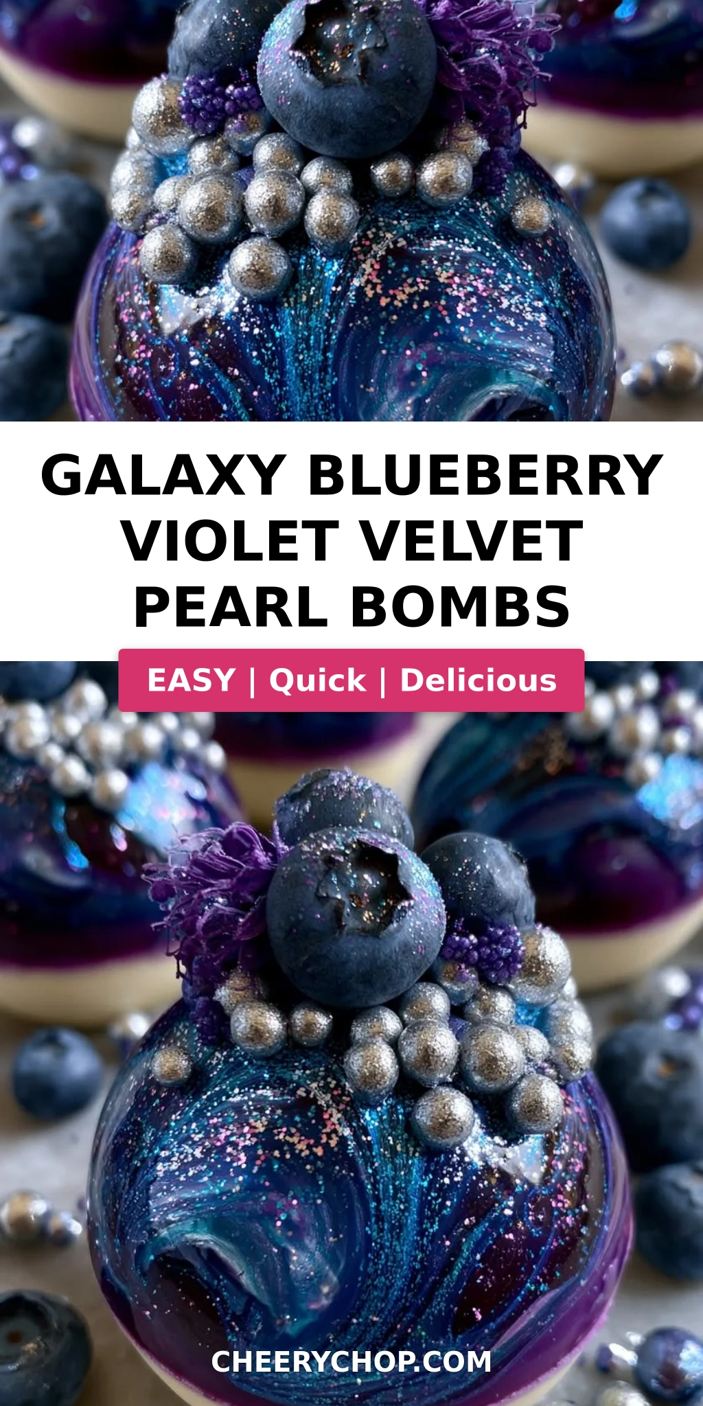 Galaxy Blueberry Violet Velvet Pearl Bombs