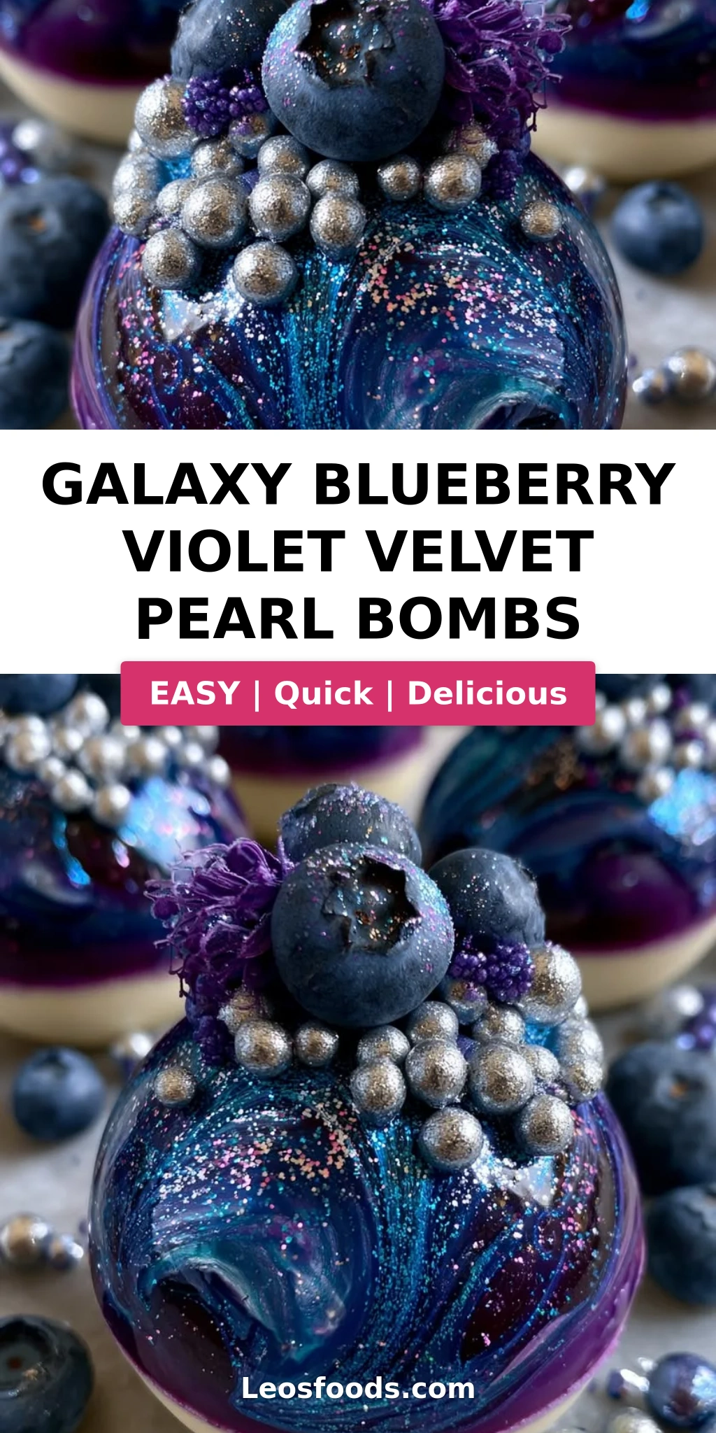 Galaxy Blueberry Violet Velvet Pearl Bombs