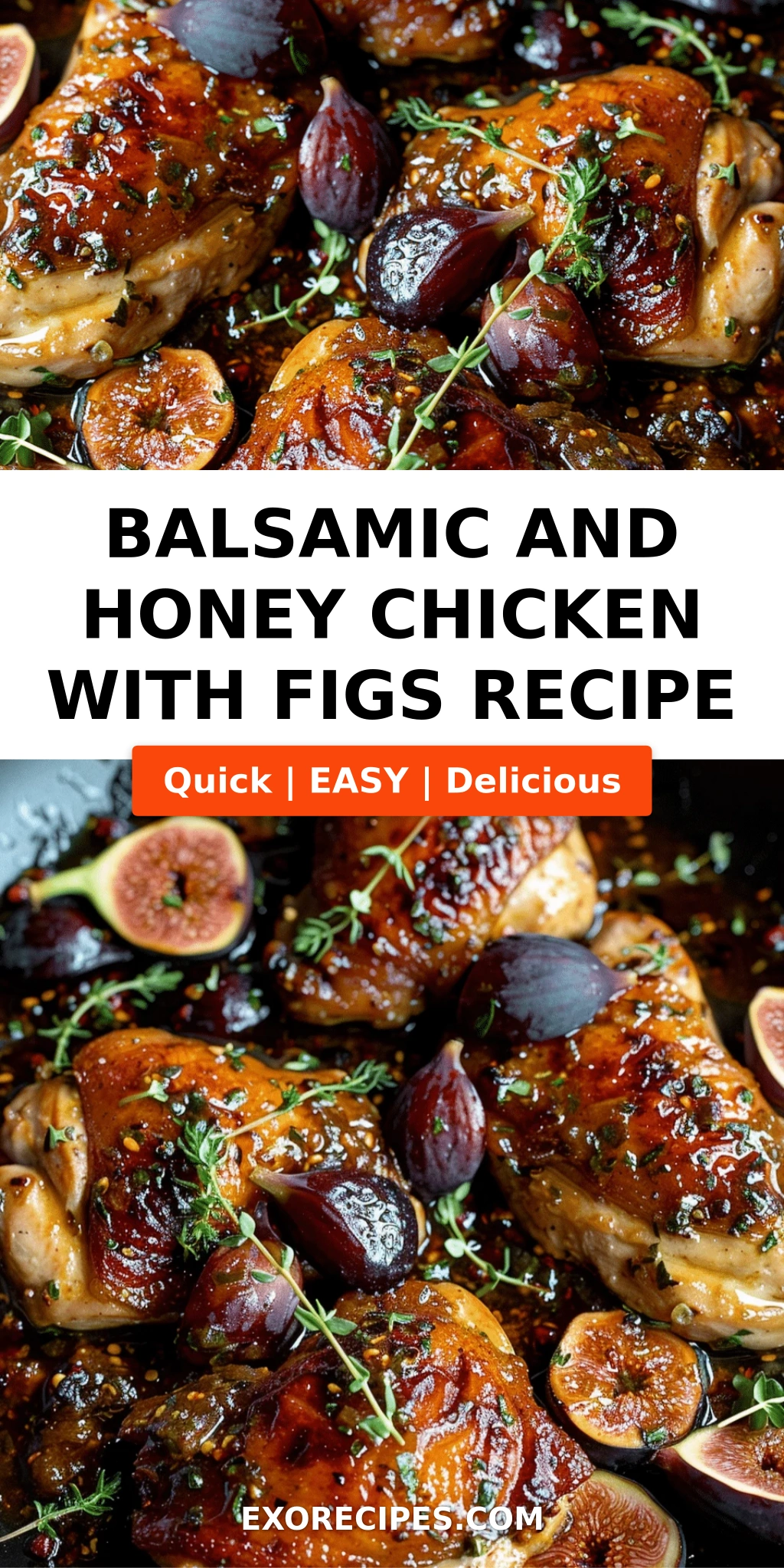 Balsamic and Honey Chicken with Figs