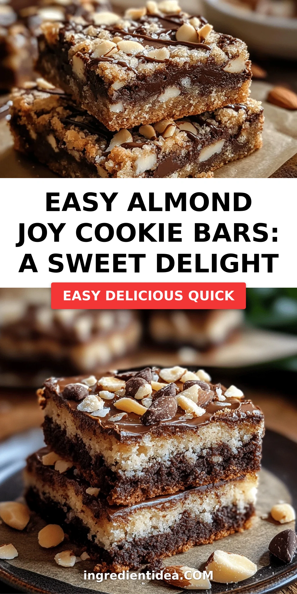 Easy Almond Joy Cookie Bars: A Sweet Delight