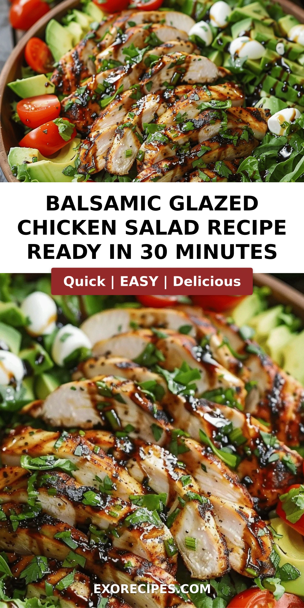 Balsamic Glazed Chicken Salad